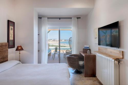 Balcony/terrace, Hotel Noguera Mar in Els Molins Beach Balcony/terrace, Hotel Noguera Mar in Els Molins Beach