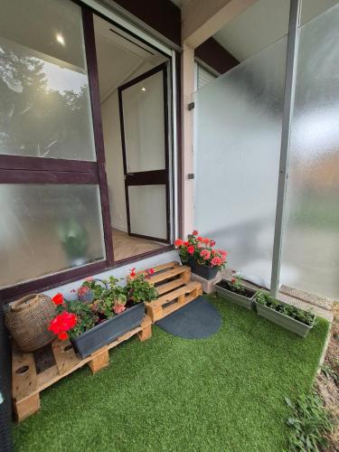 Garden, Studio Cosy - Proche frontiere in Gaillard Garden, Studio Cosy - Proche frontiere in Gaillard