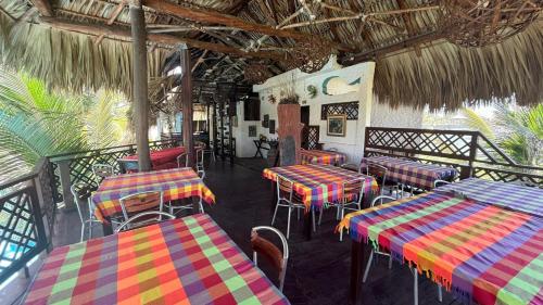 Restaurant, Marbella Eco Lodge in Monterrico Restaurant, Marbella Eco Lodge in Monterrico