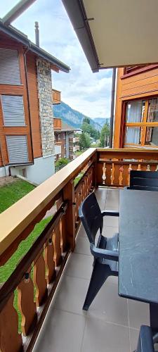 陽台/露台, Altrove Leukerbad - Modern & Central in 洛伊克巴德市中心 陽台/露台, Altrove Leukerbad - Modern & Central in 洛伊克巴德市中心