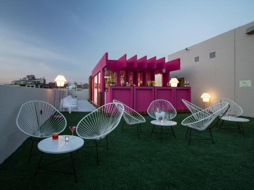 Balkon/terasa, TWO Hotel Barcelona by Axel 4* Sup- Adults Only in Sant Antoni Balkon/terasa, TWO Hotel Barcelona by Axel 4* Sup- Adults Only in Sant Antoni