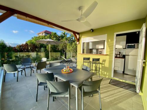 Erkély/terasz, LES VILLAS GLACY in Les Trois Ilets Erkély/terasz, LES VILLAS GLACY in Les Trois Ilets