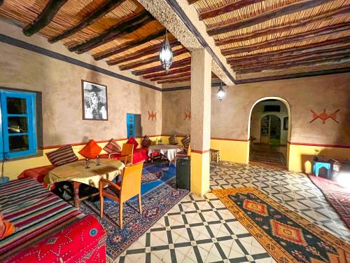 Restaurant, Kasbah Erg Chebbi in Merzouga Restaurant, Kasbah Erg Chebbi in Merzouga