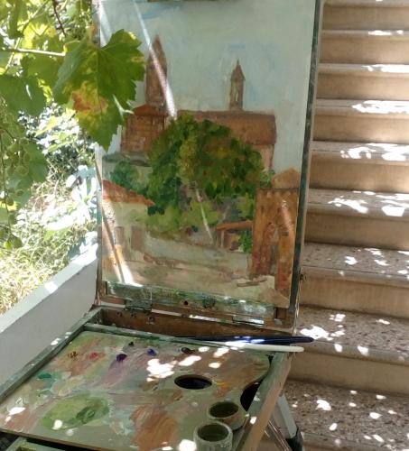balcon/terrasse, Abramichi Guest House in Sighnaghi balcon/terrasse, Abramichi Guest House in Sighnaghi