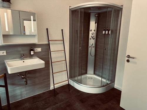 Fürdőszoba, Ferienwohnung 11 in Holzminden Fürdőszoba, Ferienwohnung 11 in Holzminden