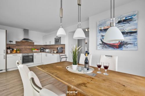 مطبخ, Ferienwohnung Morgenlicht Olpenitz in Olpenitz مطبخ, Ferienwohnung Morgenlicht Olpenitz in Olpenitz
