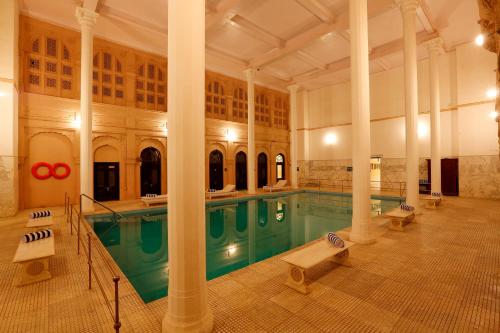 Swimming pool, The Lallgarh Palace- A Heritage Hotel in Bikaner Swimming pool, The Lallgarh Palace- A Heritage Hotel in Bikaner