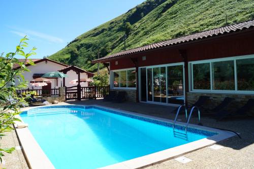 Swimming pool, Les Sources de La Nive in Esterencuby Swimming pool, Les Sources de La Nive in Esterencuby