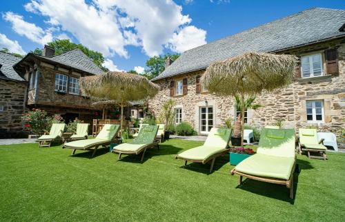 A szálláshely kívülről, Charming House Overlooking Aveyron Valley in La Fouillade A szálláshely kívülről, Charming House Overlooking Aveyron Valley in La Fouillade