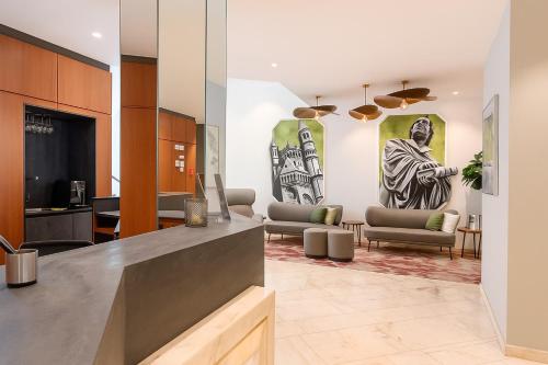 Előcsarnok, Dom-Hotel in Worms városközpont Előcsarnok, Dom-Hotel in Worms városközpont