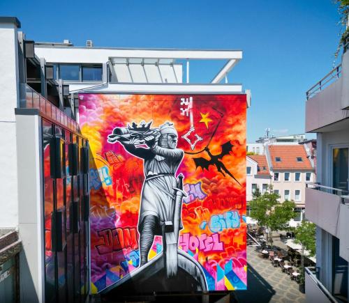 A szálláshely kívülről, Dom-Hotel in Worms városközpont A szálláshely kívülről, Dom-Hotel in Worms városközpont