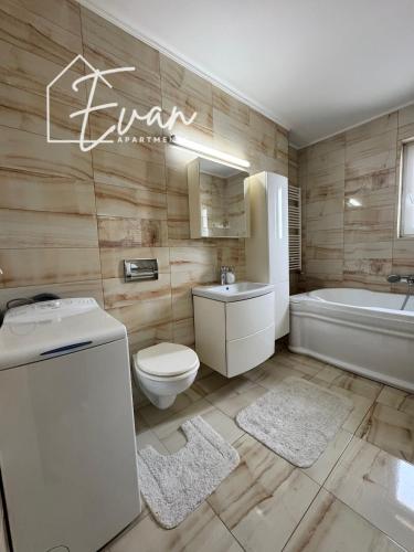 Fürdőszoba, Shopping City Apartment by Evan Apartments in Selimbar Fürdőszoba, Shopping City Apartment by Evan Apartments in Selimbar