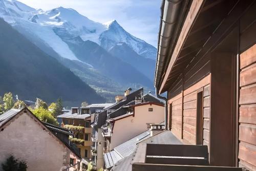Utsikt, Hotel Vallee Blanche in Chamonix-Mont-Blanc Utsikt, Hotel Vallee Blanche in Chamonix-Mont-Blanc
