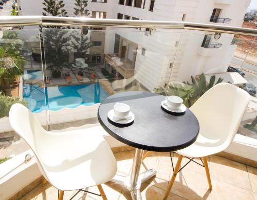 Balcony/terrace, Intouriste Hotel & Suites in Haut Founty Balcony/terrace, Intouriste Hotel & Suites in Haut Founty