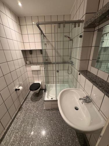 Fürdőszoba, Diezer Apartment in Diez Fürdőszoba, Diezer Apartment in Diez