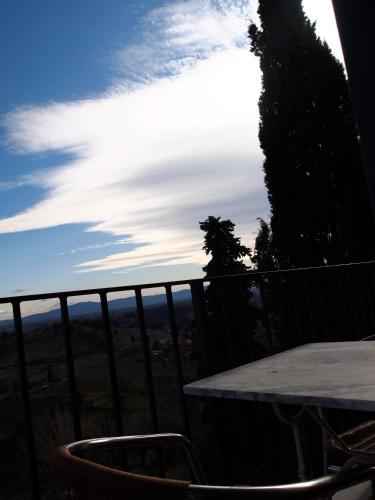 Balcony/terrace, Hotel Bel Soggiorno in San Gimignano Balcony/terrace, Hotel Bel Soggiorno in San Gimignano