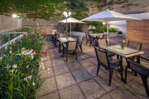 Erkély/terasz, Hotel Le Rive Droite & SPA in Lourdes Erkély/terasz, Hotel Le Rive Droite & SPA in Lourdes