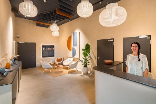 Lobby, Uberwasser Hotel in Duhnen Lobby, Uberwasser Hotel in Duhnen