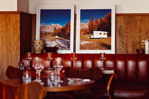 Ravintola, Le Val Thorens, a Beaumier hotel in Saint-Martin-de-Belleville Ravintola, Le Val Thorens, a Beaumier hotel in Saint-Martin-de-Belleville