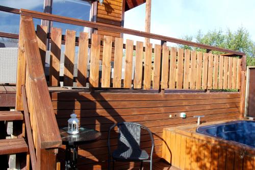 Balcony/terrace, Brekkugisting Villa in Haukadal Balcony/terrace, Brekkugisting Villa in Haukadal