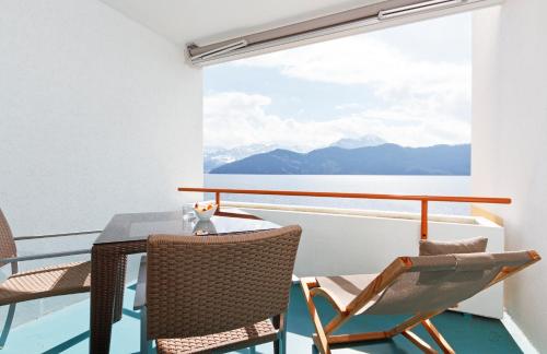 balcon/terasă, Post Hotel Weggis in Luzern balcon/terasă, Post Hotel Weggis in Luzern