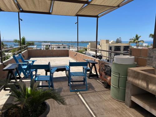 Balcony/terrace, Pension Baja Paradise in La Paz Balcony/terrace, Pension Baja Paradise in La Paz