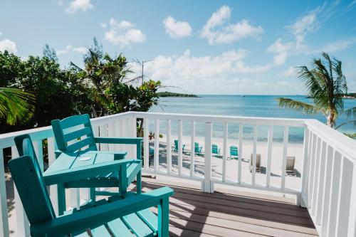Balcony/terrace, Guana Beach Inn in Great Guana Cay Balcony/terrace, Guana Beach Inn in Great Guana Cay