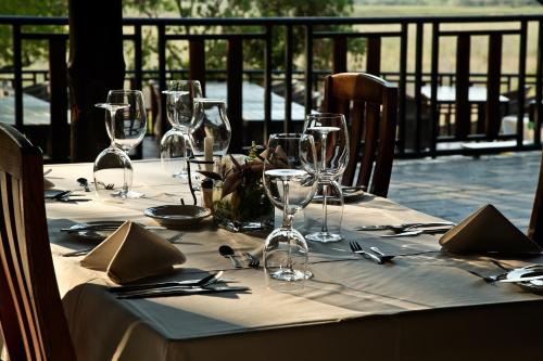 מסעדה, Gondwana Namushasha River Lodge in Kongola מסעדה, Gondwana Namushasha River Lodge in Kongola