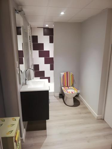 Ванна кімната, Studio Chamole in Poligny Ванна кімната, Studio Chamole in Poligny