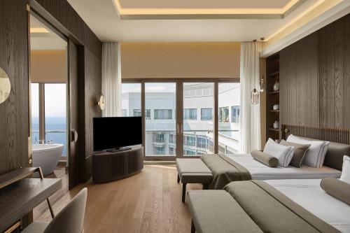 Shared lounge/TV area, Akra Antalya in Antalya Shared lounge/TV area, Akra Antalya in Antalya