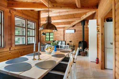 Exterior view, Charming Log Cabin By A Beautiful Lake in Aalborg SV Exterior view, Charming Log Cabin By A Beautiful Lake in Aalborg SV