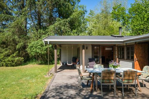 Exterior view, Charming Log Cabin By A Beautiful Lake in Aalborg SV Exterior view, Charming Log Cabin By A Beautiful Lake in Aalborg SV