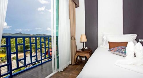 Balcony/terrace, The Bridge Residence Hotel in Kanchanaburi Balcony/terrace, The Bridge Residence Hotel in Kanchanaburi