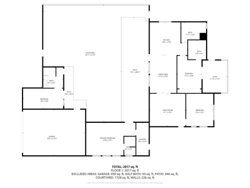 Floor plans, Private desert compound three separate living spaces each with its own entrance in Sky Valley Floor plans, Private desert compound three separate living spaces each with its own entrance in Sky Valley