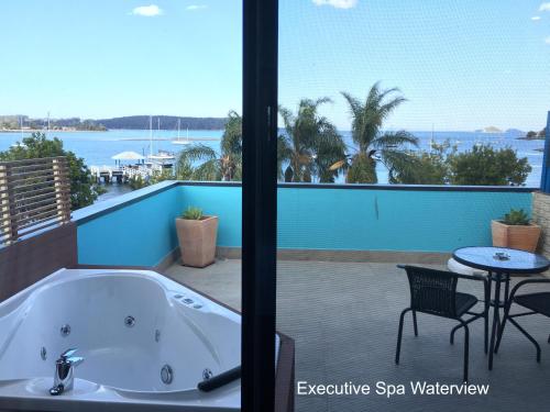 陽台/露台, 海濱水手酒店 (Mariners on the Waterfront) in 巴特曼斯灣 陽台/露台, 海濱水手酒店 (Mariners on the Waterfront) in 巴特曼斯灣