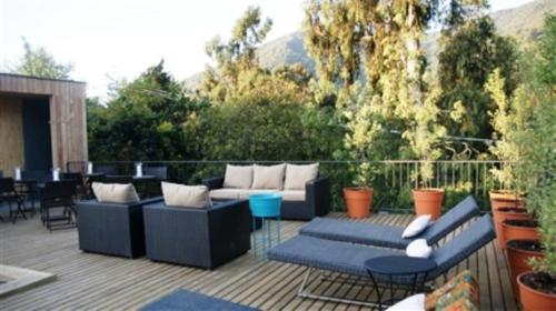 Terrazzo/balcone, Hotel Casa Zapallar in Zapallar Terrazzo/balcone, Hotel Casa Zapallar in Zapallar