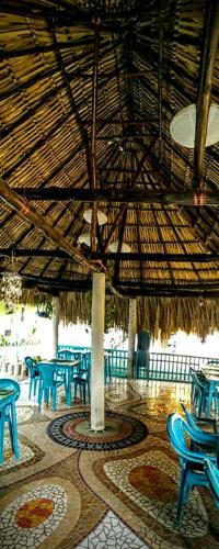 مطعم, Eco-Hotel Playa Quilombo in Monterrico مطعم, Eco-Hotel Playa Quilombo in Monterrico