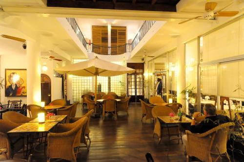 Balkon/teras, Hotel La Residence in Saint Louis Balkon/teras, Hotel La Residence in Saint Louis