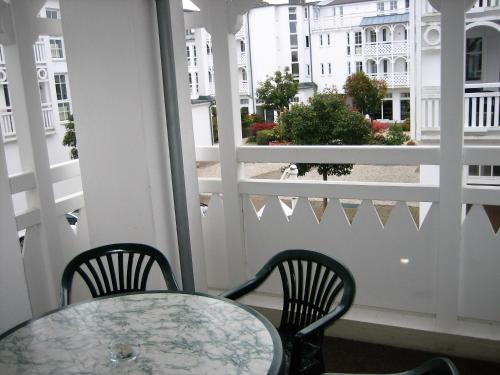 Balcony/terrace, 2 Raum Wohnung Morgensonne mit Balkon in Ostseebad Sellin Balcony/terrace, 2 Raum Wohnung Morgensonne mit Balkon in Ostseebad Sellin