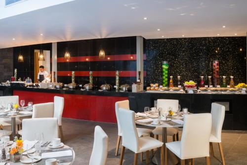 레스토랑, Hotel Las Americas Golden Tower Panama in 파나마 시티 레스토랑, Hotel Las Americas Golden Tower Panama in 파나마 시티