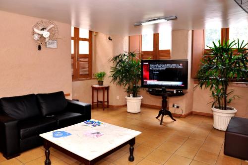 Közös társalgó / TV, Hotel Plaza Riazor in Flamengo Közös társalgó / TV, Hotel Plaza Riazor in Flamengo