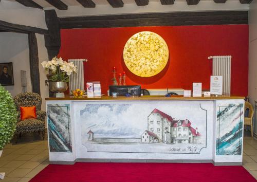Lobby, Schloss Hotel Wasserburg in Wasserburg am Bodensee Lobby, Schloss Hotel Wasserburg in Wasserburg am Bodensee
