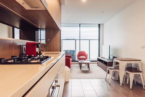 廚房, 康福特公寓-博士山 (Comfort Apartments Box Hill) in 博克斯希爾 廚房, 康福特公寓-博士山 (Comfort Apartments Box Hill) in 博克斯希爾