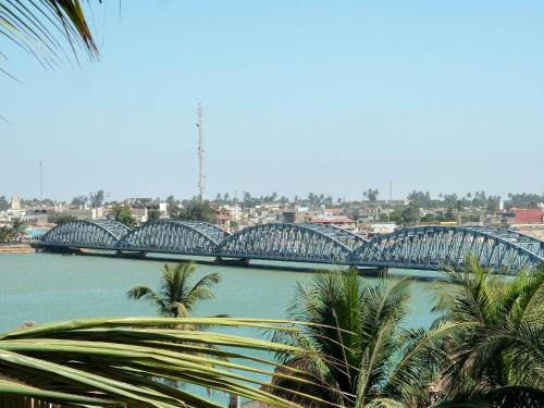 Balkon/teras, Hotel La Residence in Saint Louis Balkon/teras, Hotel La Residence in Saint Louis