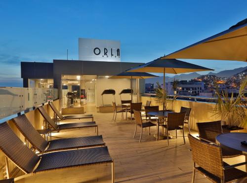 Балкон/терраса, Orla Copacabana Hotel in Рио-де-Жанейро Балкон/терраса, Orla Copacabana Hotel in Рио-де-Жанейро