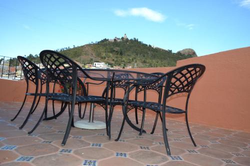 Erkély/terasz, Hotel Casa Santa Lucia in Zacatecas Erkély/terasz, Hotel Casa Santa Lucia in Zacatecas