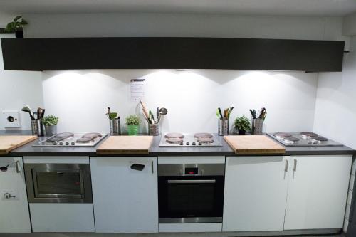 Kitchen, The Flying Pig Downtown in Amsterdam Kitchen, The Flying Pig Downtown in Amsterdam