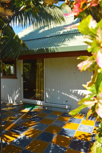 Entrance, Fare Maheata in Moorea Island Entrance, Fare Maheata in Moorea Island