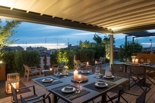 Balcony/terrace, Hotel Metropolitan in Bologna City Center Balcony/terrace, Hotel Metropolitan in Bologna City Center