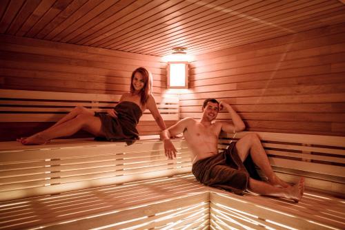 Sauna, Hotel Almond Business & SPA in Velho Subúrbio Sauna, Hotel Almond Business & SPA in Velho Subúrbio